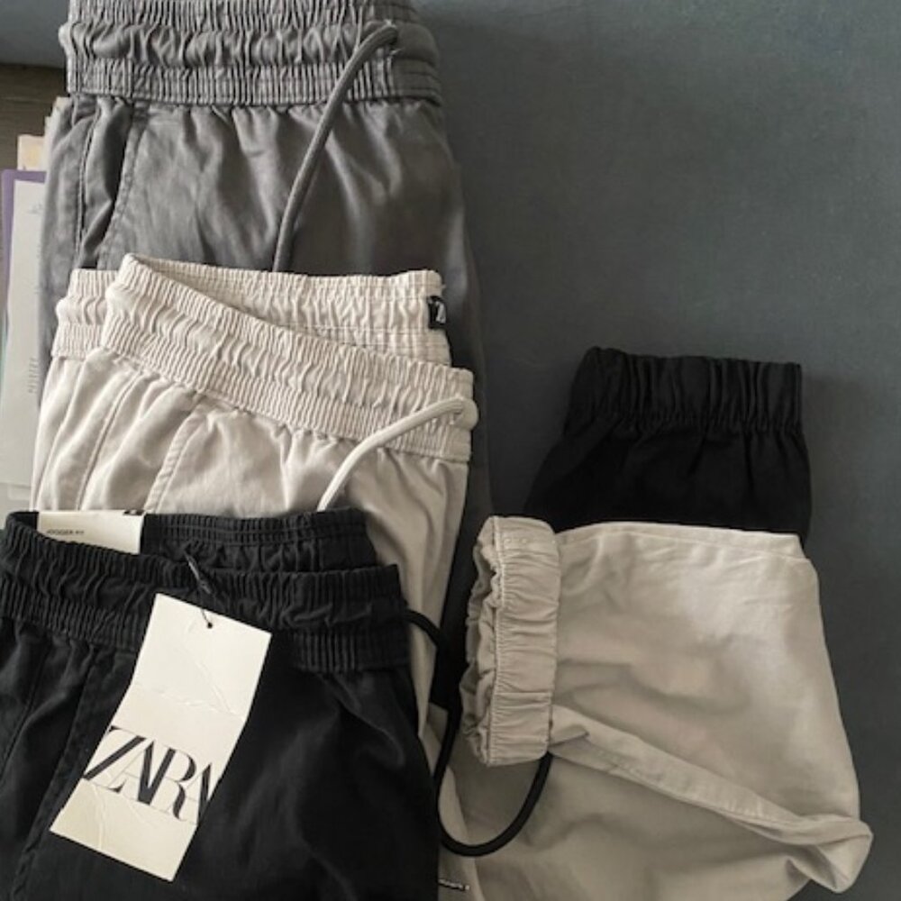Zara Jogger Fit Pants - Set 3 (size: Small)
